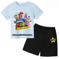 thumbnail image 4 of Nuevo conjunto de dos piezas de camiseta y pantalones cortos de Super Sonic, conjuntos de ropa para niños, niños y niñas, camisetas, camiseta y pantalones de Sonic, 4 of 5