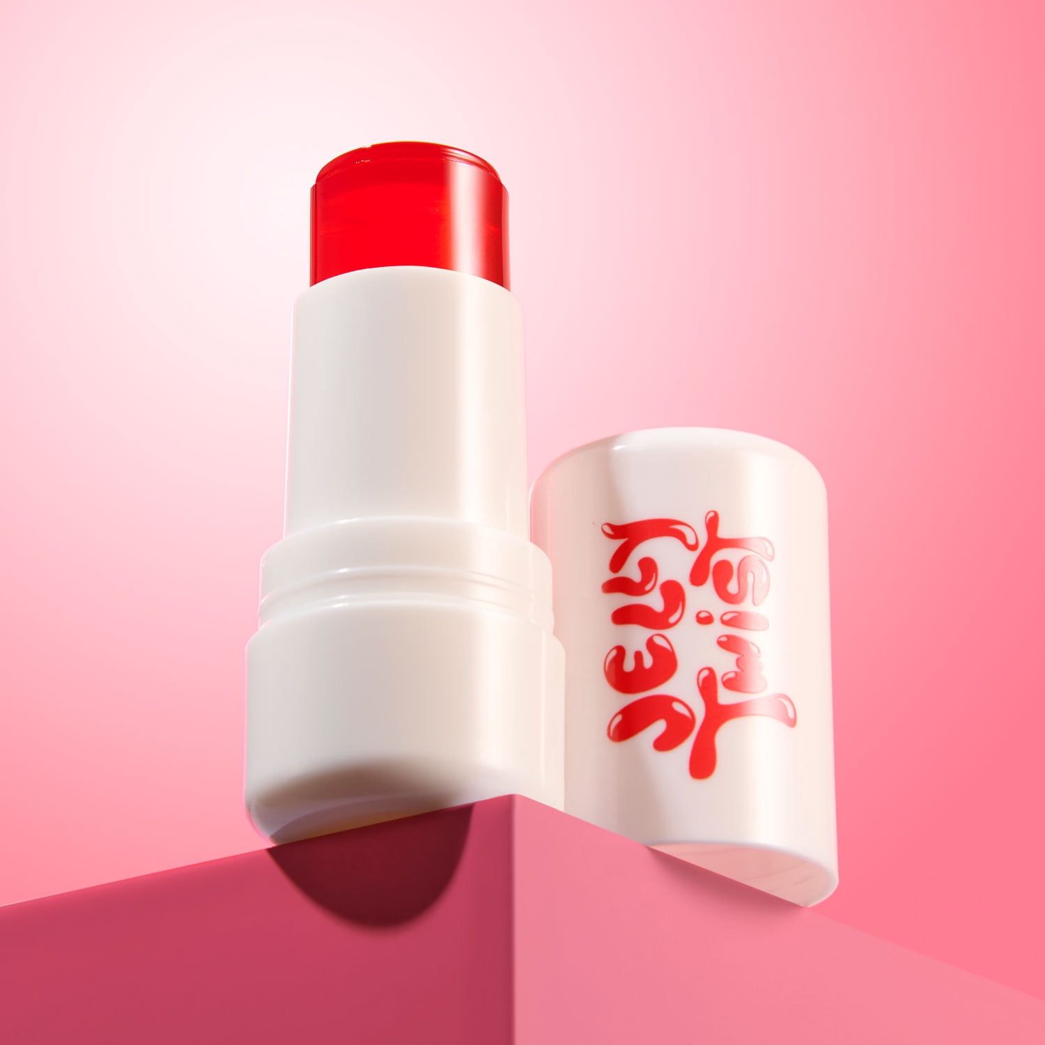 Lottie London Jelly Twist Coral Crush, Jelly Texture Blush & Lip Tint, 0.28 oz