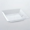 thumbnail image 3 of Balsa Circle Clear 12 Pieces 4.25" Square Plastic Plates Disposable Tableware, 3 of 4