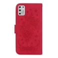 thumbnail image 4 of Feishell Wallet Phone Case for Motorola Moto G Stylus 4G (2021),for Women Men,Butterfly & Rose Embossed PU Leather Magnetic Clasp Flip Stand Card Slots Shockproof Ultra Thin Protective Cover,Red, 4 of 8