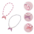 thumbnail image 3 of 2 Pcs Collier Perlé Exquis Papillons Collier Enfants Collier Fête Enfant, 3 of 5