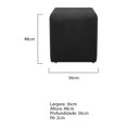 thumbnail image 5 of Set de puff y sillón Tilla B - Negro WEIK Tilla, 5 of 5