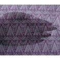 thumbnail image 4 of oneOone Viscose Chiffon Fabric Geometric & Floral Block Decor Fabric Printed BTY 42 Inch Wide, 4 of 4