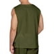 thumbnail image 2 of SAYOO Chaleco informal para hombre, sudadera holgada con cuello en V sin mangas de color sólido para correr/hacer ejercicio SAYOO S M L XL XXL XXXL XXXXL, 2 of 5