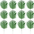 thumbnail image 2 of D-GROEE 12/24Pcs Palm Artificial Plants Leaves Decorations Faux Tropical Palm Leaves Imitation Ferns Artificial Plants Leaf for Home Kitchen Party Flowers Arrangement Wedding Decorations, 2 of 7