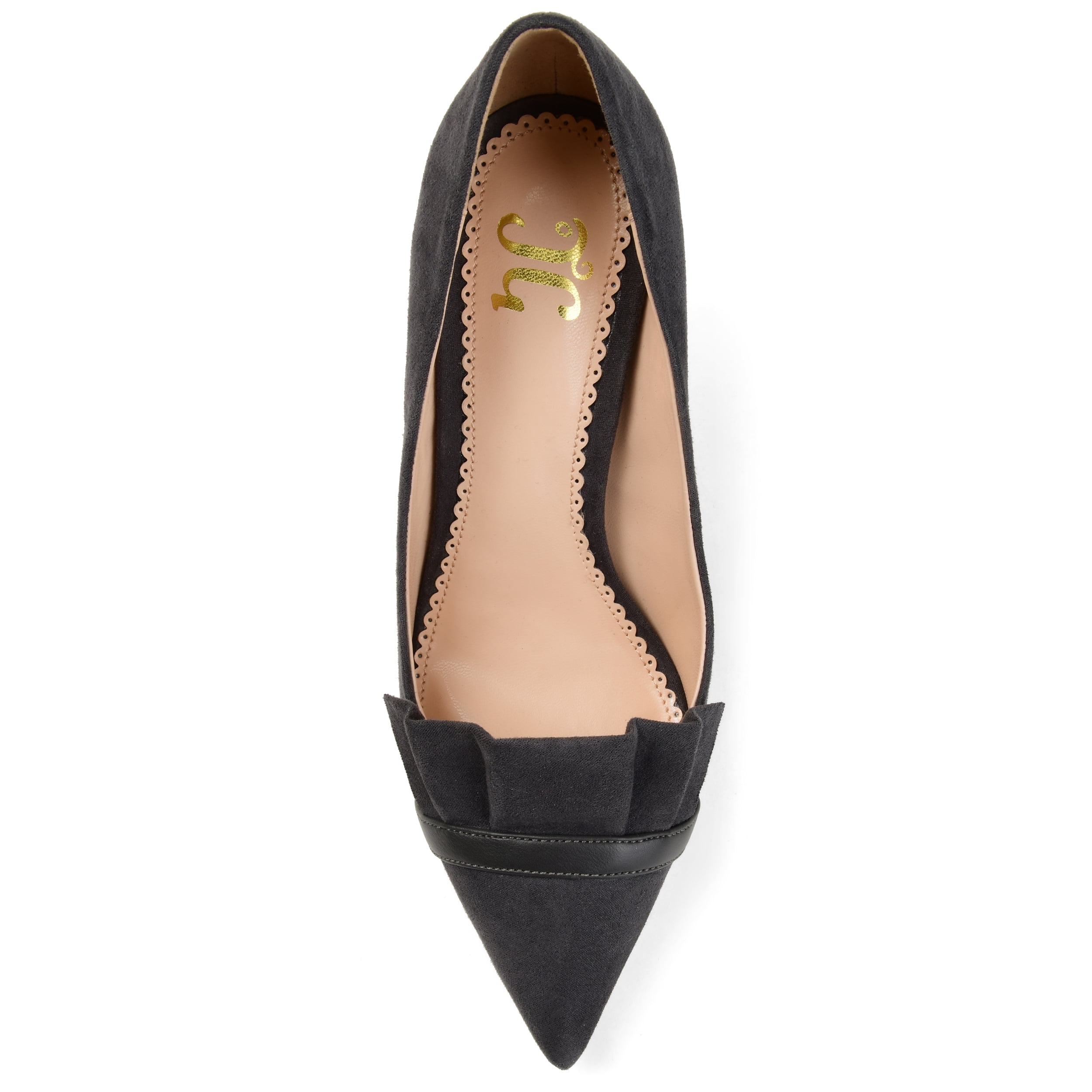 Journee Womens Marek Pointed Toe Mid Heel Pumps