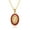 A071, variant on Religious Drip Oval Pendant Necklace For Women
