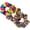 3 Pcs-C3, variant on Rainbow Hair Scrunchies Striped Rainbows Ponytail Holder Pride Rainbow Hair Ring Tie JHP20 (2 Pcs-Set A)