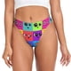thumbnail image 1 of Fotbe Doodle Faces Emotions Tanga Sin Costuras para Mujer con Estampado – Panties Invisibles, Transpirables y Cómodos para Uso Diario-3X-Large, 1 of 6