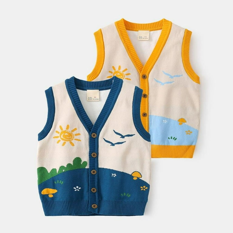 Baby sleeveless cardigan sale