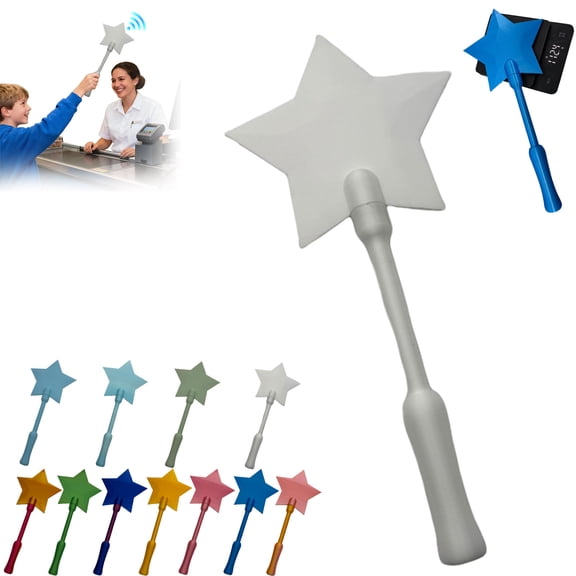 Wand Tap to Pay, 3D Printed Magical Star Wands Contactless Payment Card Holder,Easy to Carry,Tap-to-Pay Credit Card Wand