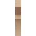 thumbnail image 2 of 6"W x 12"D x 36"H Thin Monterey Rough Cedar Woodgrain TimberThane Corbel, Primed Tan, 2 of 6