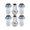 thumbnail image 2 of 6Pc Water Cooling Barb Fitting 2-Touch Fitting G1/4 Thread Hose Pagoda Connector, 2 of 9