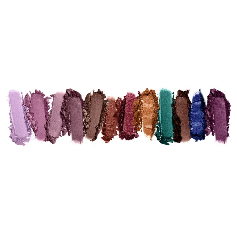 L.A. COLORS Eyeshadow Color Vibe 12 Color Palette, Jewel, 0.30 fl