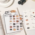 thumbnail image 5 of 2 hojas de pegatinas de material creativas DIY Kawaii Cat Craft Stickers (estilo D) Likrtyny Libre de BPA, 5 of 5