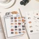 thumbnail image 5 of 2 hojas de pegatinas adhesivas creativas DIY Kawaii Cat Craft Stickers Journal Planner Ehuebsd Libre de BPA, 5 of 5