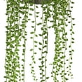 thumbnail image 2 of Nearly Natural 21" String of Pearl Plastic Artificial Plant Hanging Basket, Green, 2 of 3