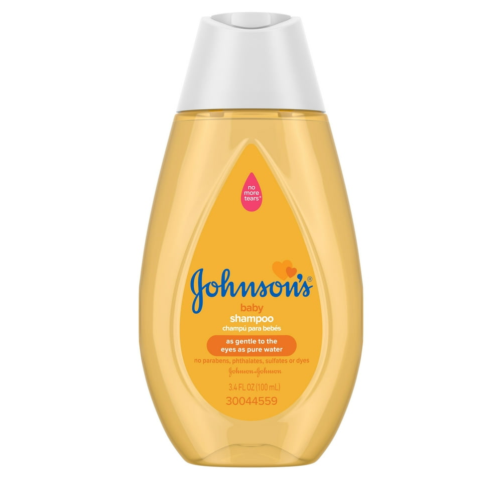 Johnson's Tear Free Baby Shampoo, Sulfate, & Dye Free, 3.4 fl. oz