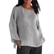 thumbnail image 2 of Sudadera de lactancia,Camisa de manga larga con cuello redondo para mujer, blusa informal suave y transpirable, corte holgado, cuello redondo para uso diario, sopatenor, 2 of 8