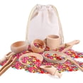 thumbnail image 1 of Sensory Bin Tools Yowlieu de madera, 10 unidades, para bebés y niños, 1 of 7