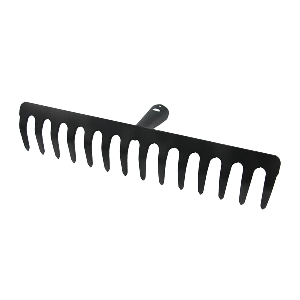 Frcolor Rake Garden Rakes Metal Leaf Head Heavy Duty Tool Cleaning Hand