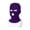 Dark Purple, variant on Ski Mask,Clear Embroidery Ski Mask for Men,Stylish and Comfortable Full Face Mask,Black