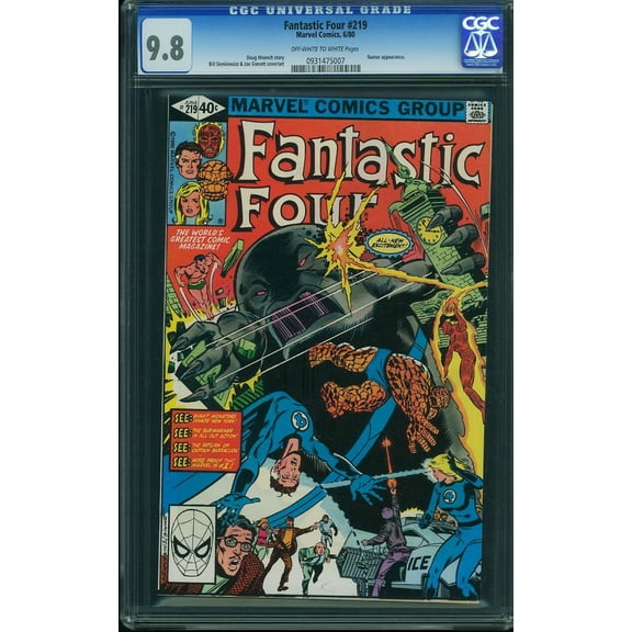 Fantastic Four #219 - CGC 9.8 Comic Book