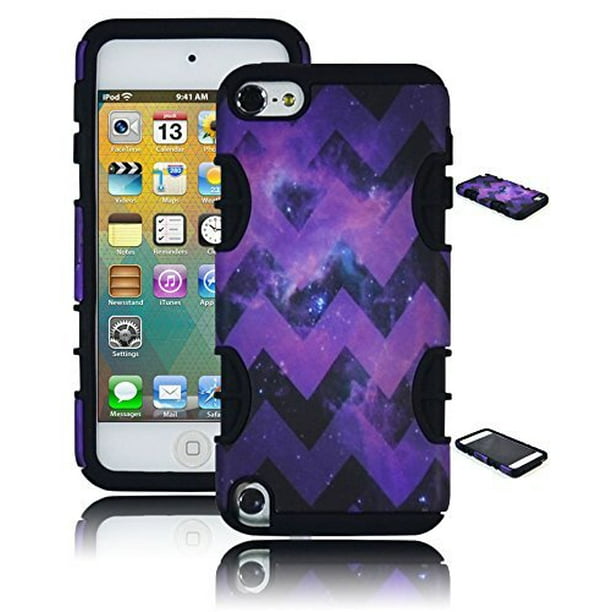 iPod Touch 5 Case, Bastex Heavy Duty Hybrid Soft Black Silicone Cover