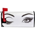 thumbnail image 5 of GZHJMY Beautiful Women Eyes Magnetic Mailbox Cover Standard Size Mailbox Wraps MailWraps Post Letter Box Cover Garden Yard 21 x 18 in Home Decor, 5 of 7