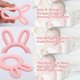 thumbnail image 4 of Mordedores de silicona para bebés Teether MISSLILI para bebés de 3 a 12 meses, 4 of 7