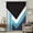 Blue, variant on Abstract Blue Black Sheer Curtains 108" Extra Long for Living Room, Modern Geometric Color Blocks Light Filtering Privacy Drapes, Breathable Semi Sheer Window Treatment for Floor to Ceiling Window