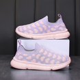 thumbnail image 3 of MesaSe Cute Heart Slip-On Sneakers - Breathable Lightweight Non-Slip Running Shoes for Girls  All-Season Comfortable Walking Shoes with Casual Style and Heart Pattern Design, 3 of 4