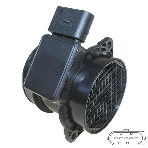 Sensor MAF Kia Optima 2006 A 2008 L4 2.4L WALKER 3015906936763736 1 Pieza 5 Terminales Con Carcasa