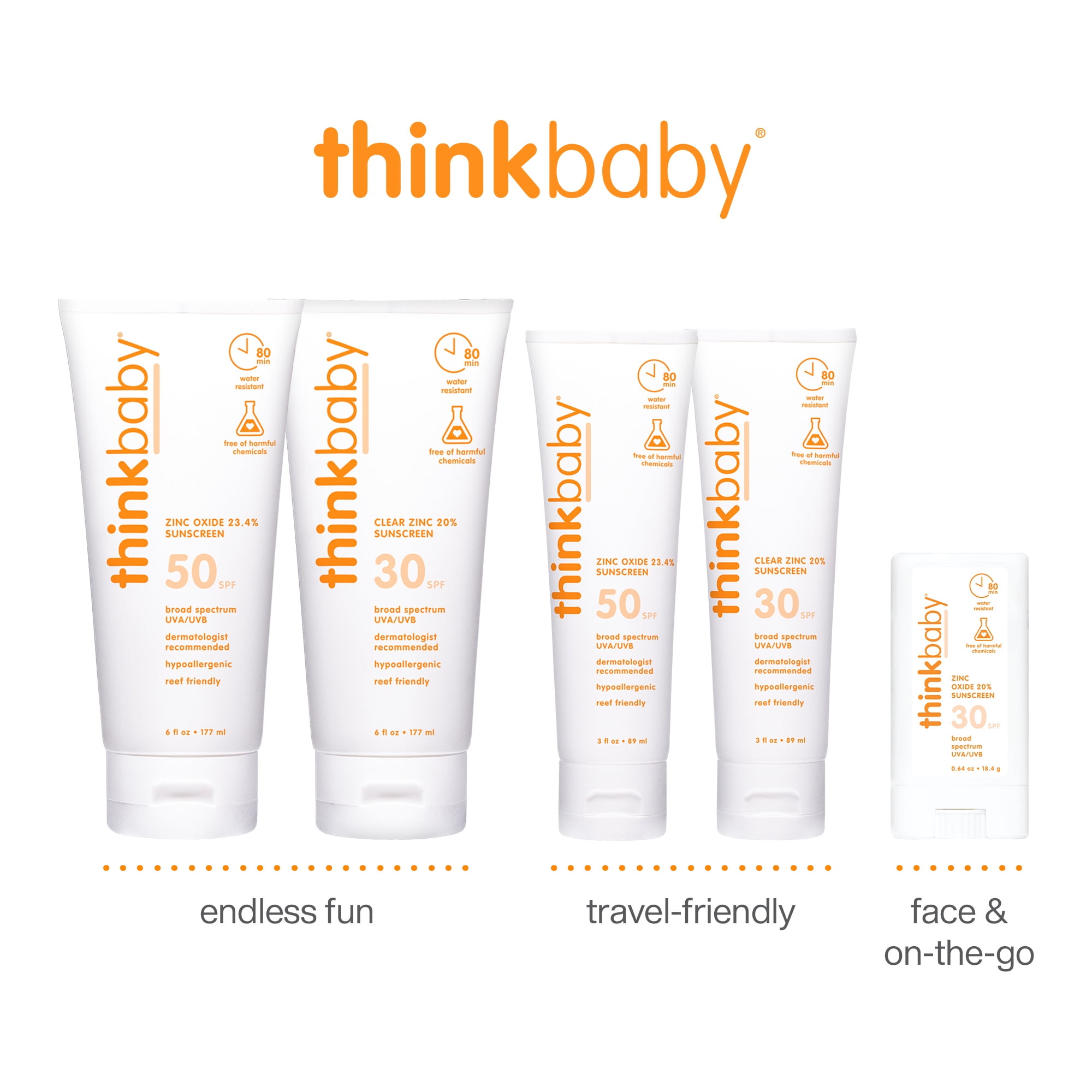 thinkbaby SPF 50 Sunscreen 6 oz