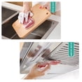 thumbnail image 3 of Double-Sided Kitchen Cleaning Sponges, Reusable Dish Scrubber Pads, Heavy Duty Scouring Pads for Pots, Pans, Dishes, Countertops, Bathroom, Durable Non-Scratch Sponge, 1Pc(Pink,16.5*9.5*3), 3 of 8