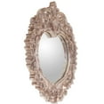 thumbnail image 3 of NOVICA Handmade Wood Wall Mirror Heart Shaped from Indonesia Natural White Decor Mirrors Shabby Chic 'Wild Heart', 3 of 7