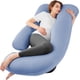 thumbnail image 1 of Almohada Embarazo Jumbo en Forma de U SASTTIE para Posicionamiento Corporal 152x76 cm, 1 of 7