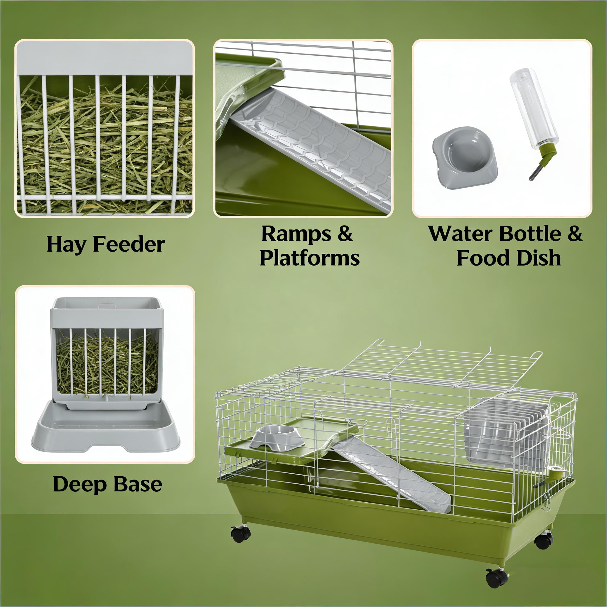 Spacious Animal Cage, Pet Play House Small Animal Cage