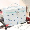 thumbnail image 1 of Bolsa de cosméticos portátil, pequeña, fresca, bonita, portátil, multifuncional, de lona, para viaje, para guardar cosméticos, 1 of 6