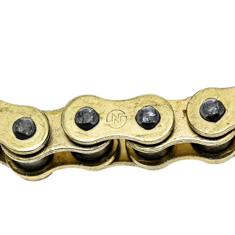 Gold 428V 136L Motorcycle Drive Chain w/ Master Link for ATV Quad