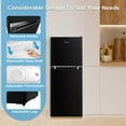 thumbnail image 2 of Midea MERM45S3ABB Black Cu Ft Double Door Refrigerator, 4.5 cubic feet, 2 of 18