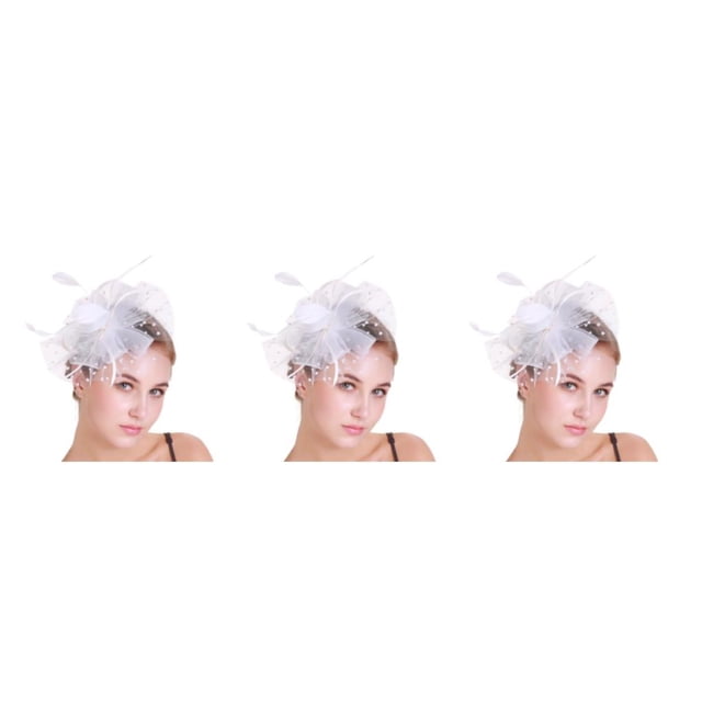 Qarigey Tocado de boda con flores para el pelo, mano de obra exquisita, estilo Retro, ahorro de espacio, tocado sencillo para fiesta, Clip de Type1 NO1