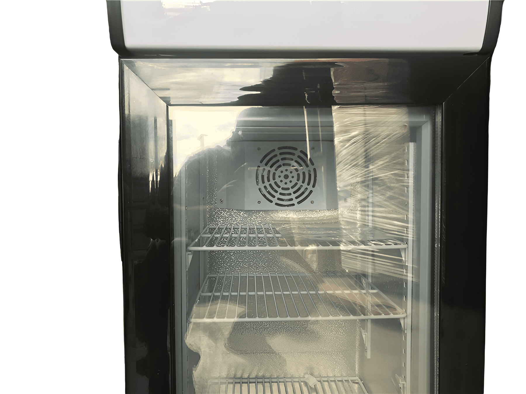 NSF 19 in. Countertop Glass Freezer, Ice Cream Freezer, Low Nosie 50L Display Freezer