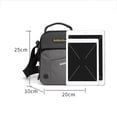 thumbnail image 4 of Bolsa De Hombro Bolso de hombro para hombre, bolso de pecho de nailon portátil para senderismo, montañismo (gris) Likrtyny Para Estrenar, 4 of 9