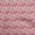 thumbnail image 1 of oneOone Tissu Jersey Coton Rouge Feuilles Matériel de Robe Tissu Imprimé Tissu au Mètre 58 Pouces de Large, 1 of 5