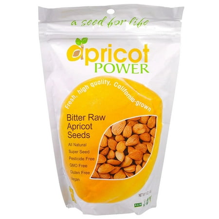 Bitter Raw Apricot Seeds - 16 oz (454 Grams) by Apricot (Best Way To Eat Apricot Seeds)