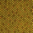 thumbnail image 1 of Ahgly Company Machine Washable Indoor Square Abstract Yellow Modern Area Rugs, 7' Square, 1 of 4