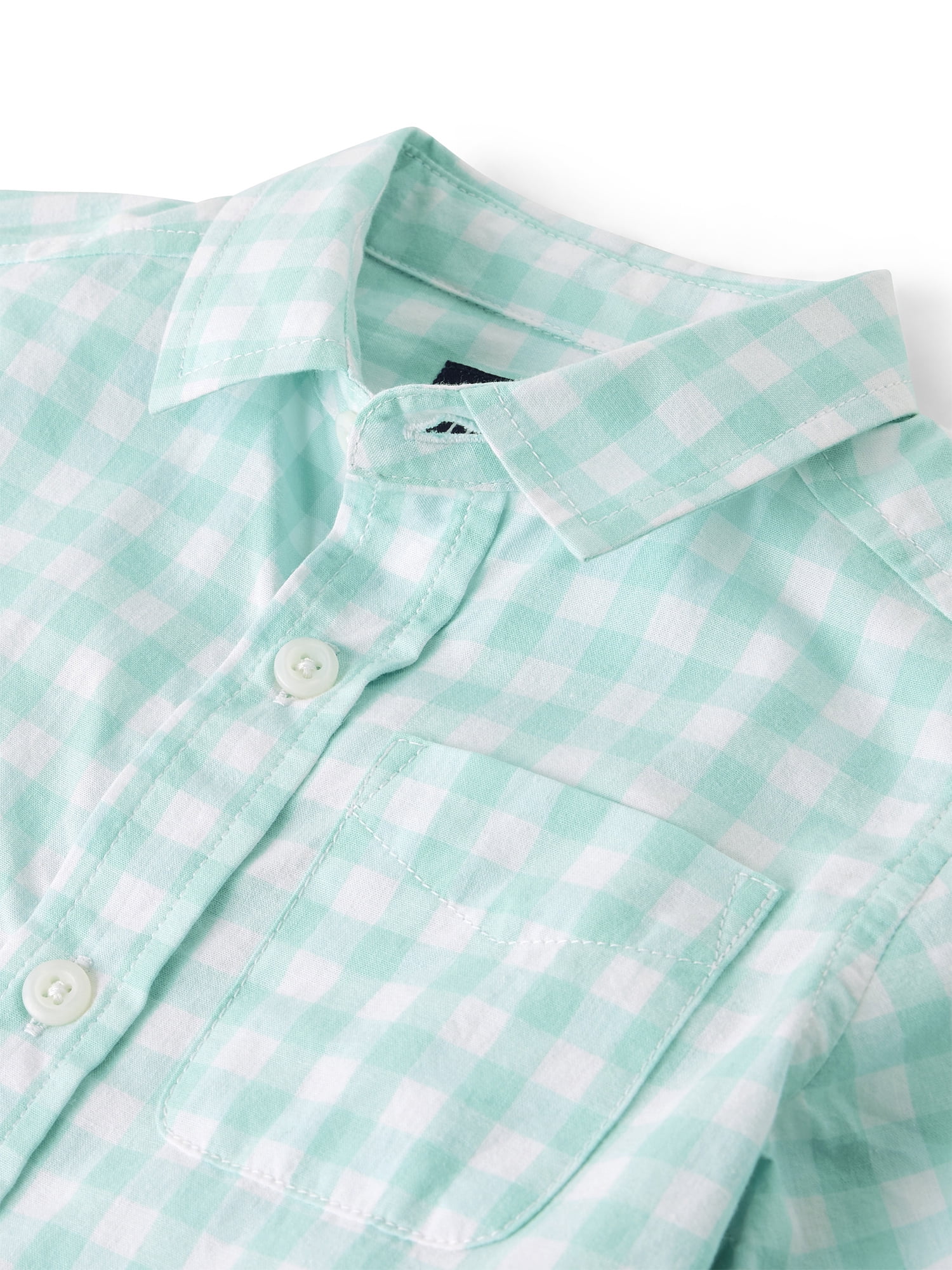 The Children's Place Baby & Toddler Boys Long Sleeve Button Up Shirt, Sizes 6M-5T