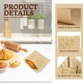 thumbnail image 3 of Sekonow 150 Pack Paper Sandwich Bags Greaseproof - 3 Sizes Flat Brown Kraft Paper Snack Bags with Seal Stickers, Ideal for Toast, Treat, Cookie, Pastry, Burger, Lunch, 3 of 7