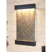 Adagio SFS1512 Summit Falls Square Wall Fountain - Blackened Copper-Green-Featherstone